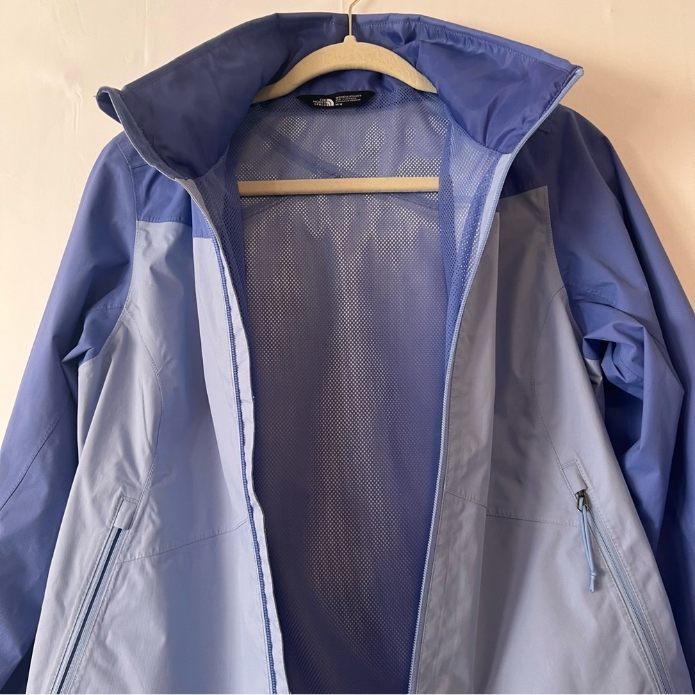 The North Face Resolve Plus Full Zip Dry Vent Rain Jacket Two Tone Purple M - Picture 7 of 15